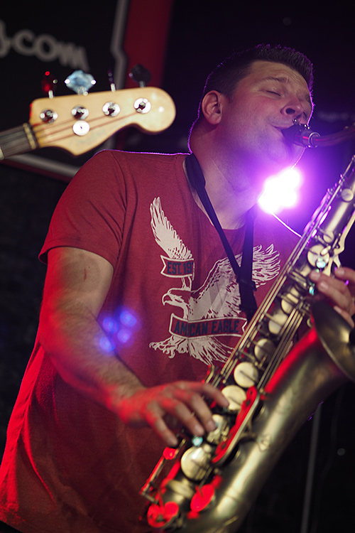 Andy Kelly, Saxophone